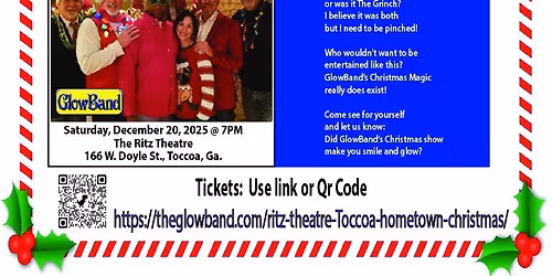 The Glow Band presents - A Hometown Christmas