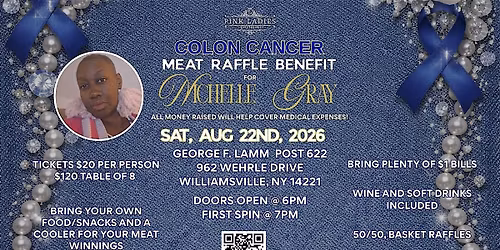 Colon Cancer Meat Raffle Fundraiser for Nichelle