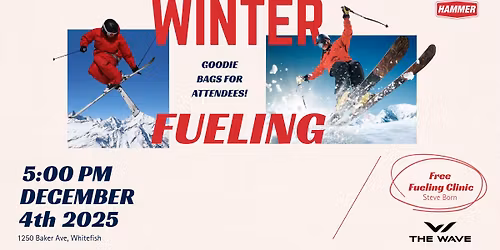 Winter Fueling Clinic by Hammer Nutrition 