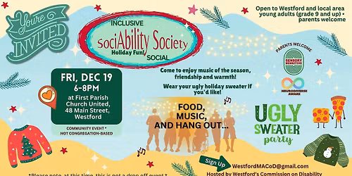 Westford Commission on Disability December 2025 SociAbility Event