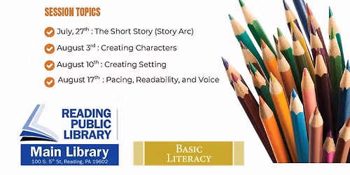 Creative Writing Workshop for Adults - Summer@RPL