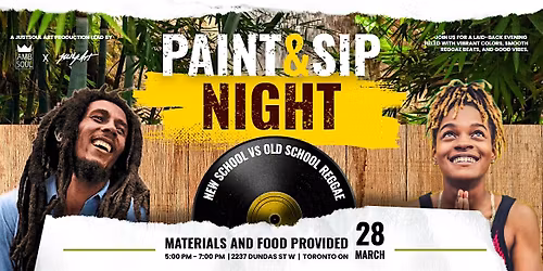 Paint & Sip Reggae Night