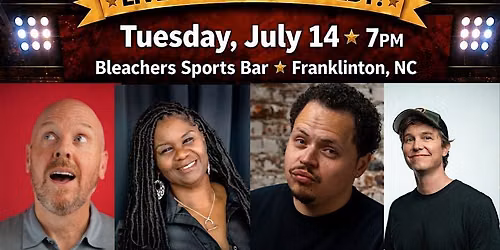 Laughter From the Bleachers Comedy Night | August 11 | Franklinton, NC