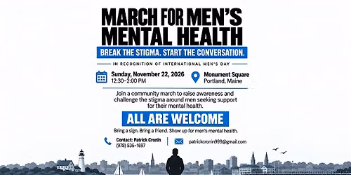 March For Men's Mental Health