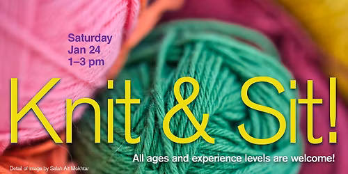 Knit & Sit! | Krannert Art Museum