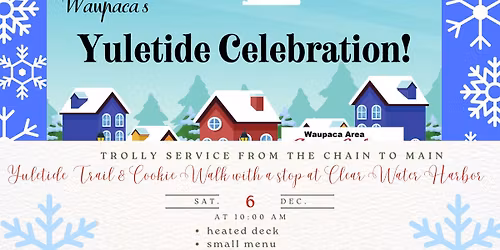 Yuletide Trail & Cookie Walk Stopping at The Harbor