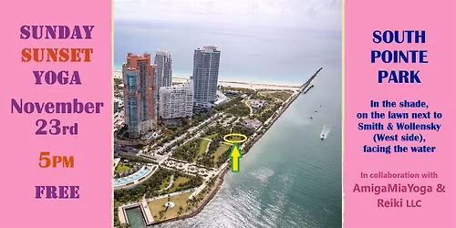 Sunday Sunset Yoga on Nov.23rd