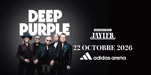 DEEP PURPLE | PARIS | adidas arena — adidas arena