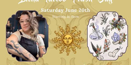 Litha Tattoo Flash Day with BBones Tattoos