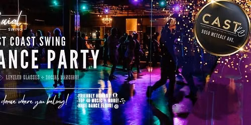 West Coast Swing Dance | Leveled Classes and Dance Party!