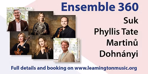 Ensemble 360 in Leamington | Sunday 8 March
