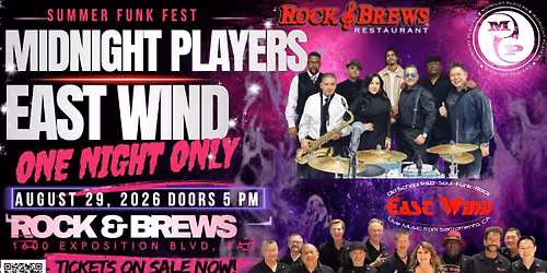 Midnight Players and East Wind Band Summer Funk Fest