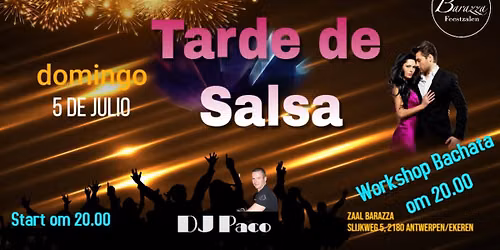 Tarde de Salsa (workshop Bachata om 20u)