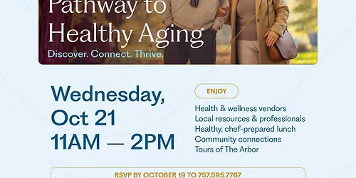FREE-Pathways To Healthy Aging Senior Expo