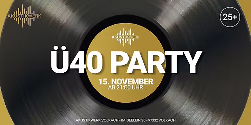 Die ultimative \u00dc40 Party