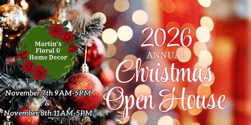 Martin's Annual Christmas Open House