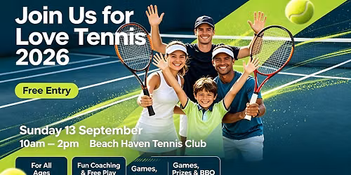 Beach Haven Tennis Club Love Tennis Open Day