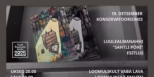 Luulealmanahhi "Sahtli p\u00f5hi" esitlus ja vabalava!