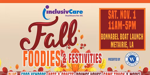 6th Annual Fall Foodies & Festivities Festival