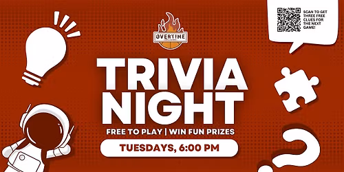 Birmingham Trivia Night | Overtime Grill and Bar