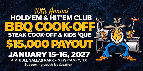 40th Annual HHC BBQ Cook-Off, Steak Cook-Off & Kids \u2019Que