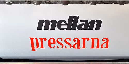 MELLAN PRESSARNA. VERNISSAGE P\u00c5 GRAFISKA S\u00c4LLSKAPET.