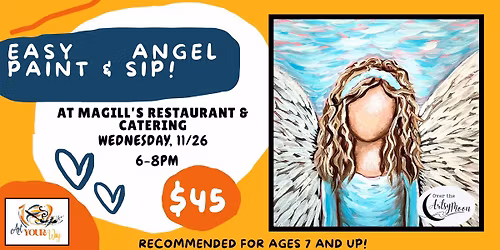 Easy Angel Paint & Sip!