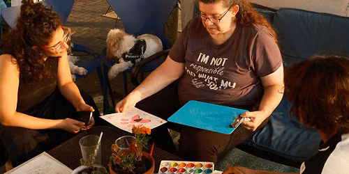 Pups and Canvas Paint Night