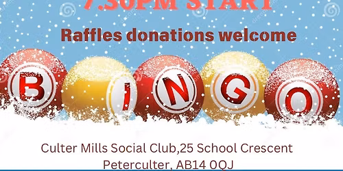 Festive Prize Bingo