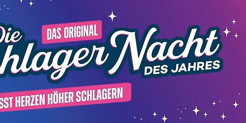 Die Schlagernacht des Jahres 2026 I Das Original