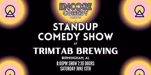 Standup Comedy at Trimtab Brewing (Birmingham, AL)