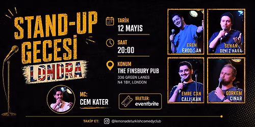 D\u00f6rt D\u00f6rtl\u00fck Komedi Gecesi - Londra Stand-Up