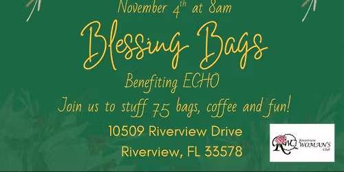 RWC Coffee Chat and ECHO Blessing Bags Assembly