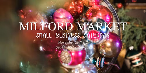Vintage Market at The Milford \/\/ SMALL BUSINESS SATURDAY