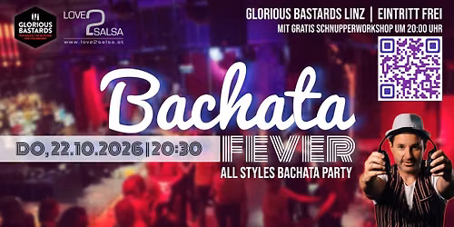 \ud83d\udc99 Bachata Fever | All Styles Bachata Party | Oktober \ud83d\udc99