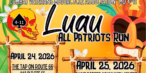 12th Annual CVMA\u00ae MO 4-11 All Patriot Run (APR) Poker Run