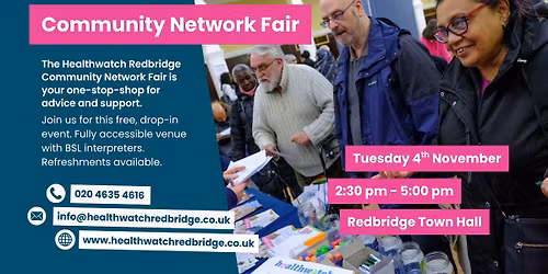 Healthwatch Redbridge Community Network Fair