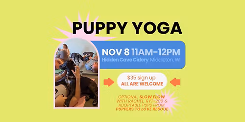 Puppy Yoga
