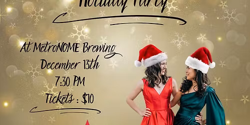 Overdressed Duo Holiday Party