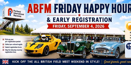 ABFM Friday Happy Hour & Noggin & Natter with Early Registration on the side!