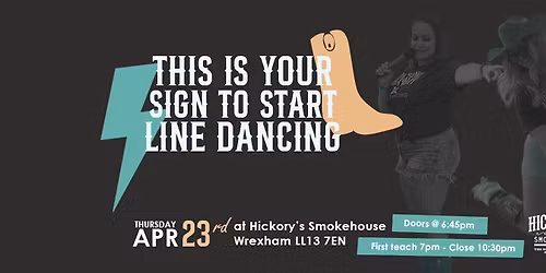 Beginners Line Dance Class & Social with Katie & Maz | WREXHAM