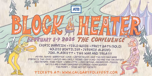 Calgary Folk Fest's Block Heater 2026: February 5\u20137