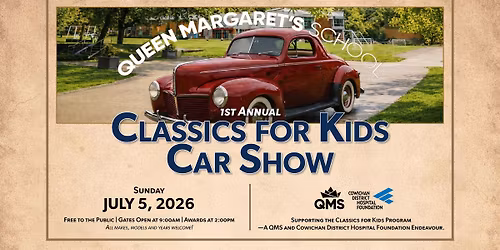 QMS Classics for Kids Car Show 2026
