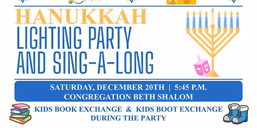 Hanukkah Lighting Party and Sing-a-long