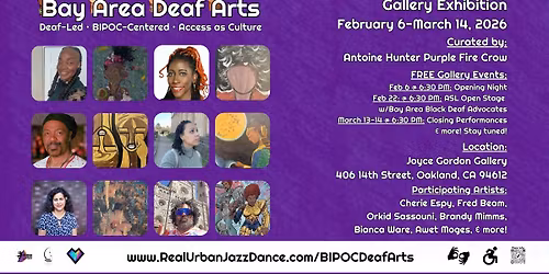 Bay Area Deaf Arts Closing Performances March 13 & 14