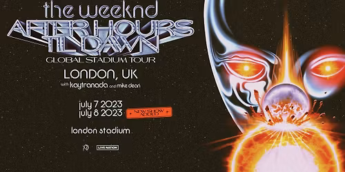 The Weeknd London Tickets