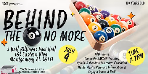 NARCAN Training - Behind the 8 Ball NO MORE