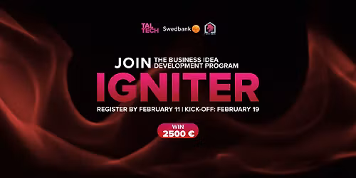 IGNITER Kick-Off event - Business Idea Development Program