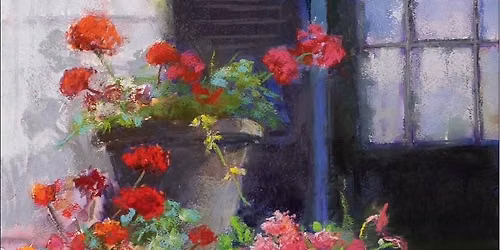 Garden Corners Pen, Watercolour or Pastel. \u00a318 Lancaster