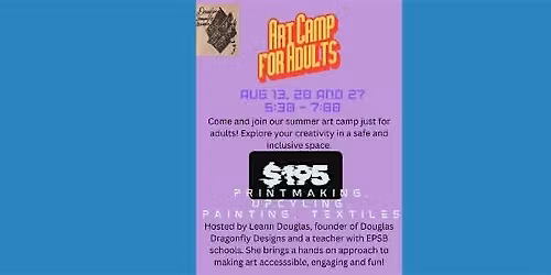 Art Camp - FOR ADULTS